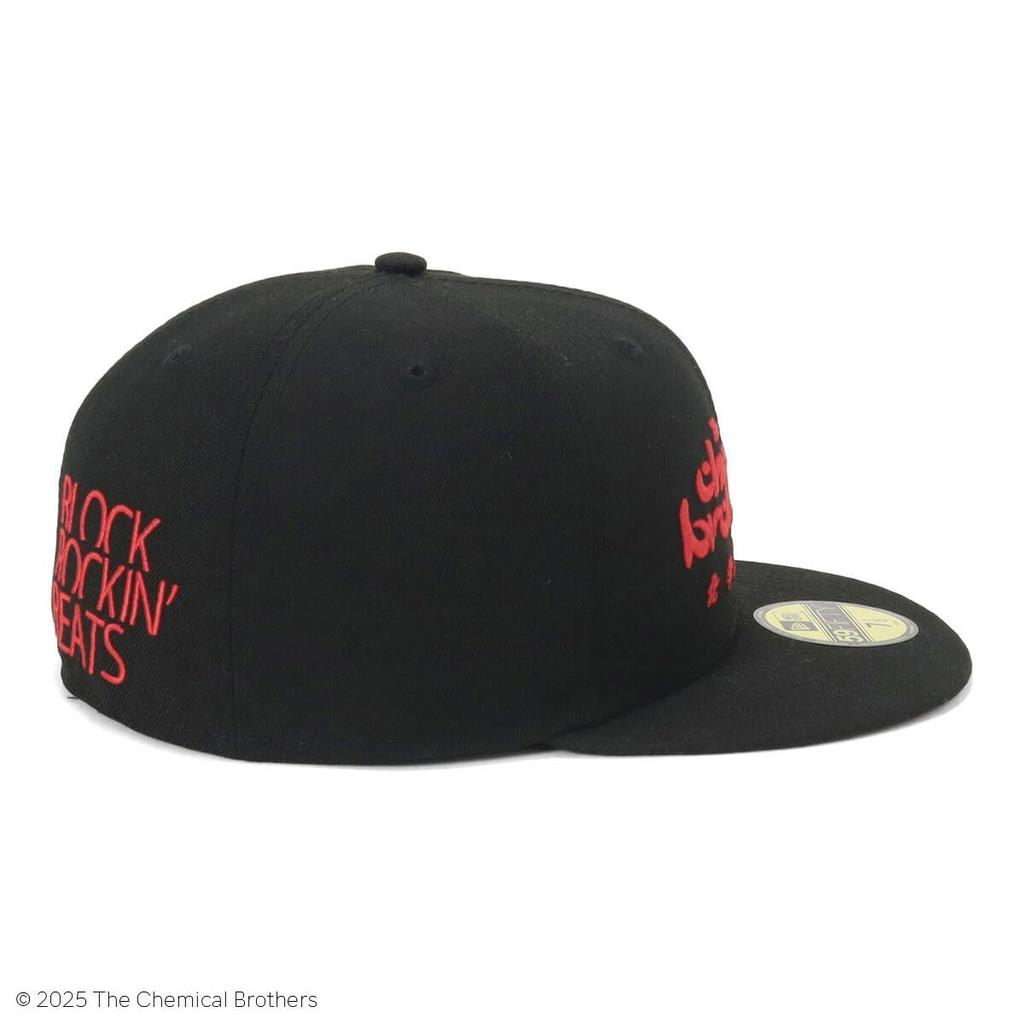 [New Era] Cap 59FIFTY Chemical Brothers Collaboration Black 7 12 5950 TCB BLOCKBOCKIN BEATS BLK RED 14457393 NER36C5270