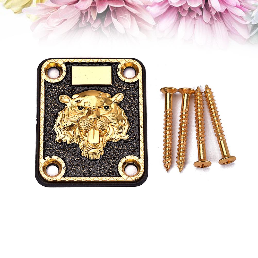 Guitar Accessories Neck Plate Earth Tones Electric Parts Accesorios Para Guitarra