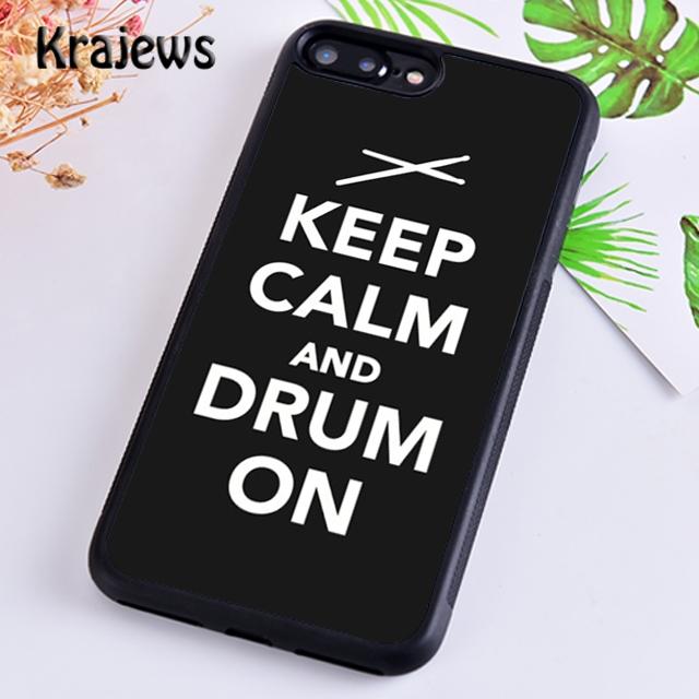 Krajews Musikinstrument Trommel Handyhülle Cover Für iPhone 14 5 6s 7 8 plus X XR XS 11 12 13 pro max Samsung S21 S22 ultra Plus