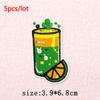 5Pcs/Lot St. Patrick's Day Leprechaun Beer Iron On Patches - Embroidery Patch Appliques for Jeans Backpacks DIY Crafts