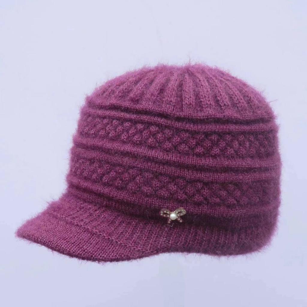 Warm Hat, Ear Protection Hat, Women's Hat, Woolen Hat, Cold Hat, Warm Knitted Hat