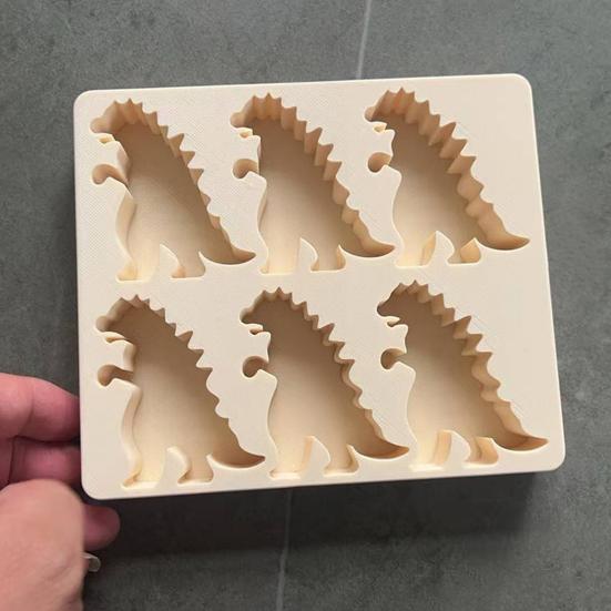 Ice Cube Mold Silicone Dinosaur Shape Ice Shape Non-Stick Food-Grade Oven Safe Ice Mould Kitchen Gadget