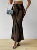 High Waist Zebra Print Fishtail Skirt - Fashionable European & American Women's Clothing, 2025 Edition