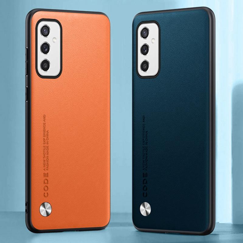 Luxury PU Leather Case For Samsung Galaxy M52 5G Back Cover Matte Silicone Full Protection Phone Case For Samsung M52 5G Coque