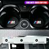 2Pcs Car Leather Coaster Mat Anti-slip Water Cup Pad For BMW M Performance E46 E90 E60 F20 X1 F10 F30 X3 E70 E39 E36E87 Sticker hkvr74