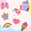 DIY Beads Pen Toys, Handmade Set Creative Production Sticker Princess Rainbow Bow Girl Gifts Toy