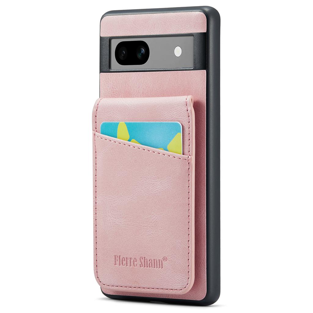 For Google Pixel 8a Cell Phone Case RFID Blocking Card Slots PU+TPU Cover