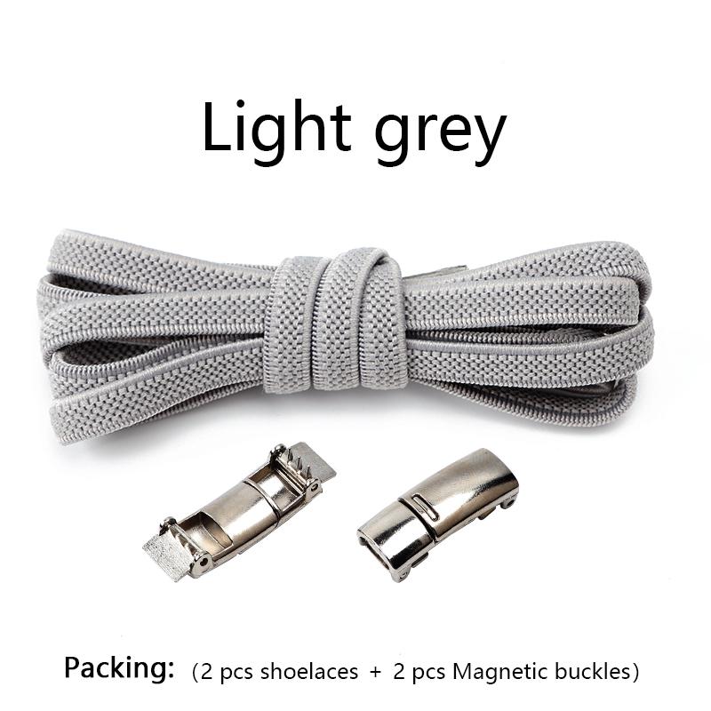 1 Pair No tie Shoelaces Magnetic Lock Elastic Shoe Laces For Kids and Adult Sneakers for Shoelace Flat Rubber Bands Shoestrings