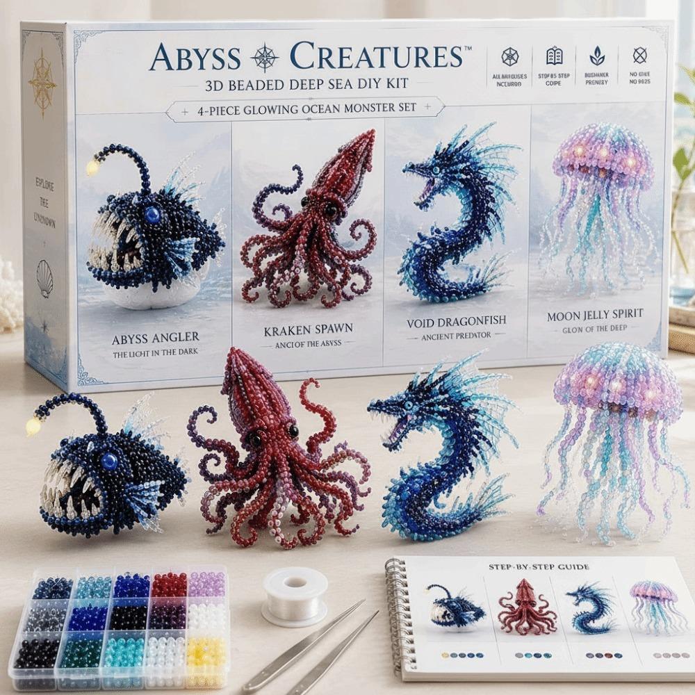 Animal Shape 3D Beaded Animal Kit Tiny Beads DIY Bead Craft Kit Bead Weaving Kit Creative Activity Style-7