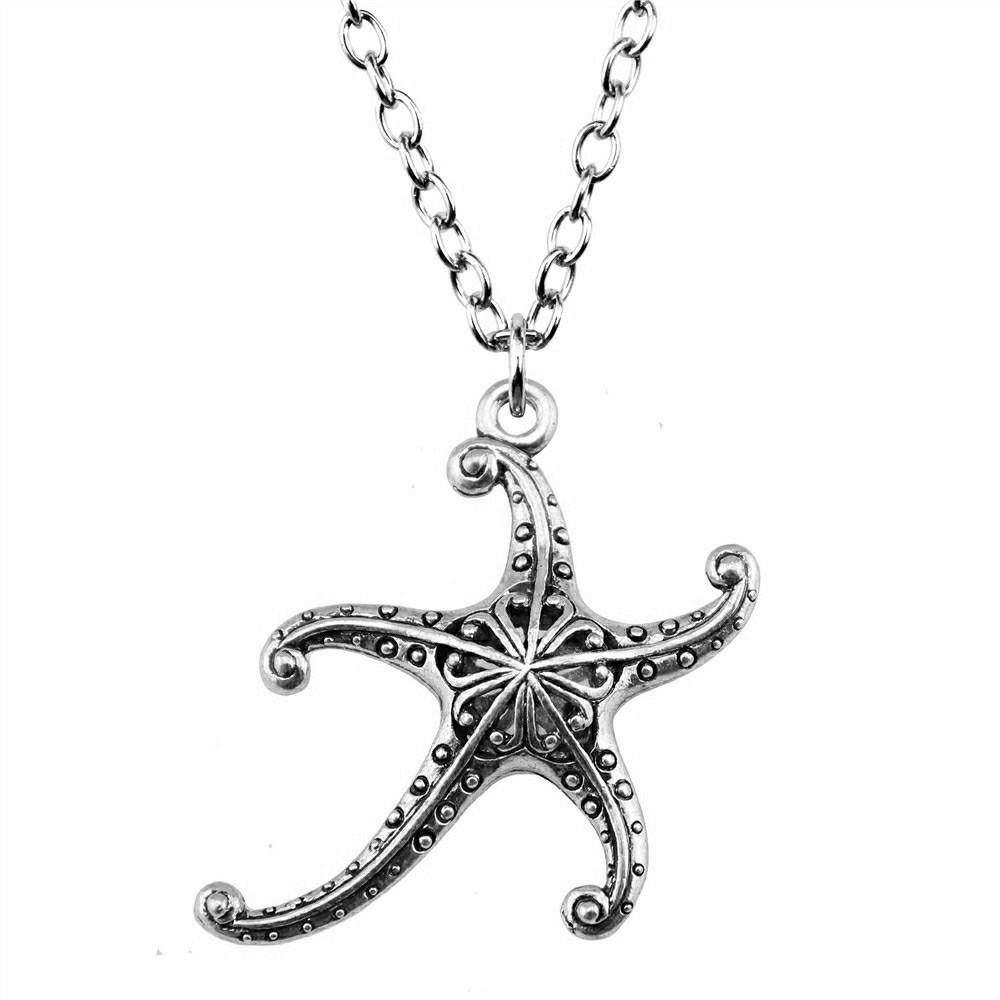 Sea Turtle Pendant Necklace Ocean Beach Nautical Theme Jewelry 45cm or 70cm long chain
