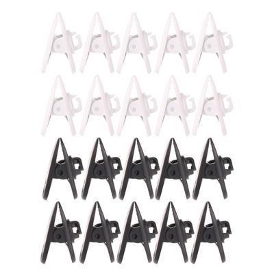 30 stuks/set Kabelkabel Clip Klem Kraag Revers Shirt Houder voor Koptelefoon Oortelefoon