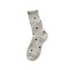 Internet Celebrity Micro-Transparent Dot Socks Dongdaemun Summer Garden Polka Dot Mesh Breathable Curling Tube Socks