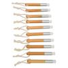 10pcs Lash Shampoo Brushes Nose Pore Deep Cleaning Cosmetic Lash Cleanser Brush with Lanyard