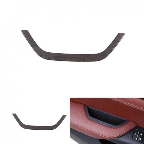 Oak Grain 2014-2017 Cover Trim Car Inner Door Storage Box For BMW X3 F25 X4 F26