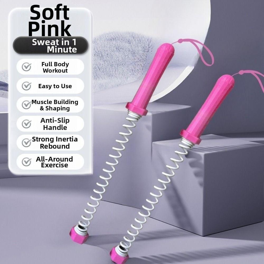 Ergonomic Grip Strength Training Bar Stainless Steel Spring Arm Expander Apartment Dwellers