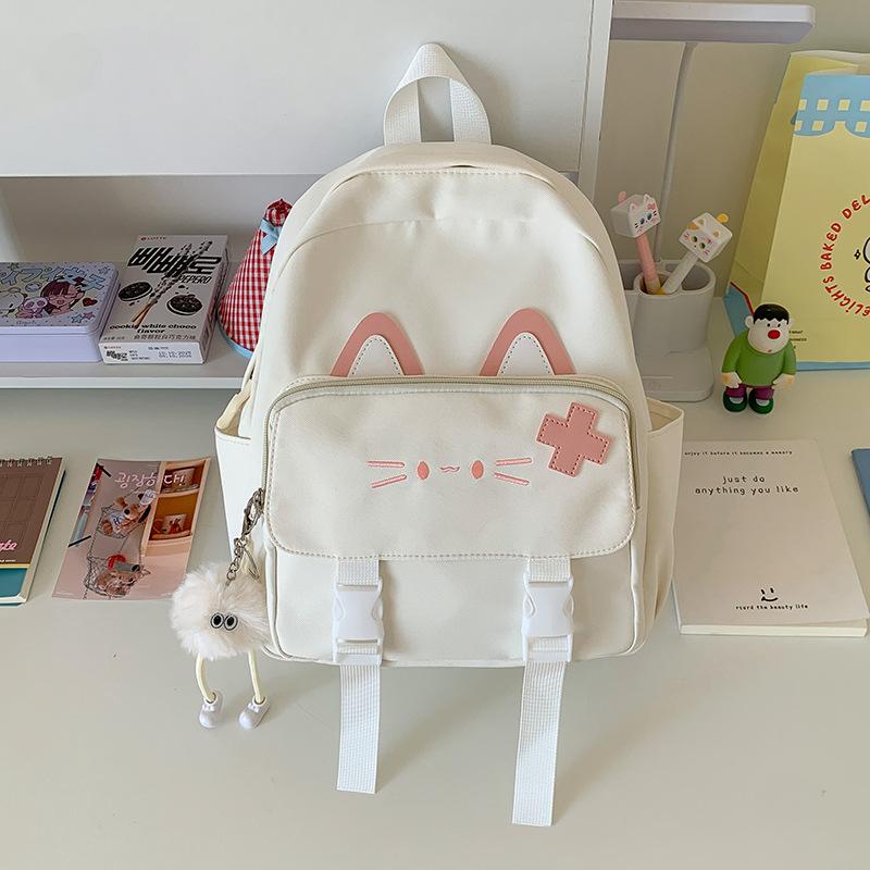 Schoolbag high-value new campus style cute student bag girl soft girl travel backpack go out to play small backpack