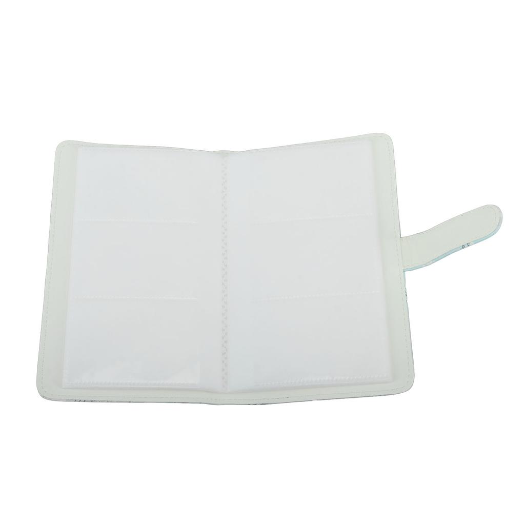 Mini Photo Album 3 Inch PU PVC 108 Pockets Portable Wallet Picture Album for Instant Camera Chrysanthemum