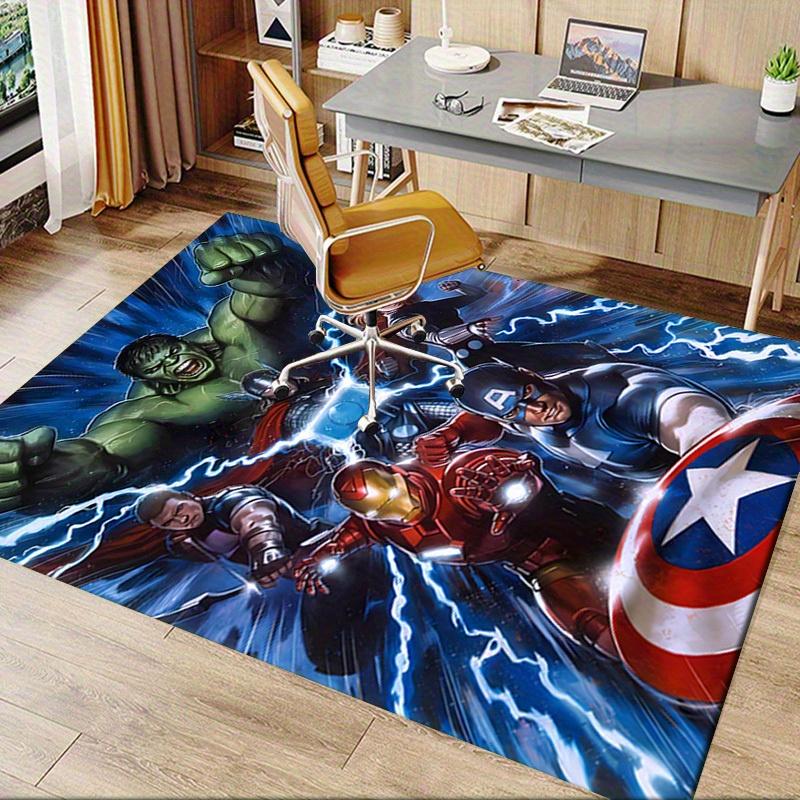 Hulk,Avengers,Captain America Office Carpet Soft Polyester Entrance Carpet Washable Non-slip Machine Washable Indoor Carpet Living Room Bedr