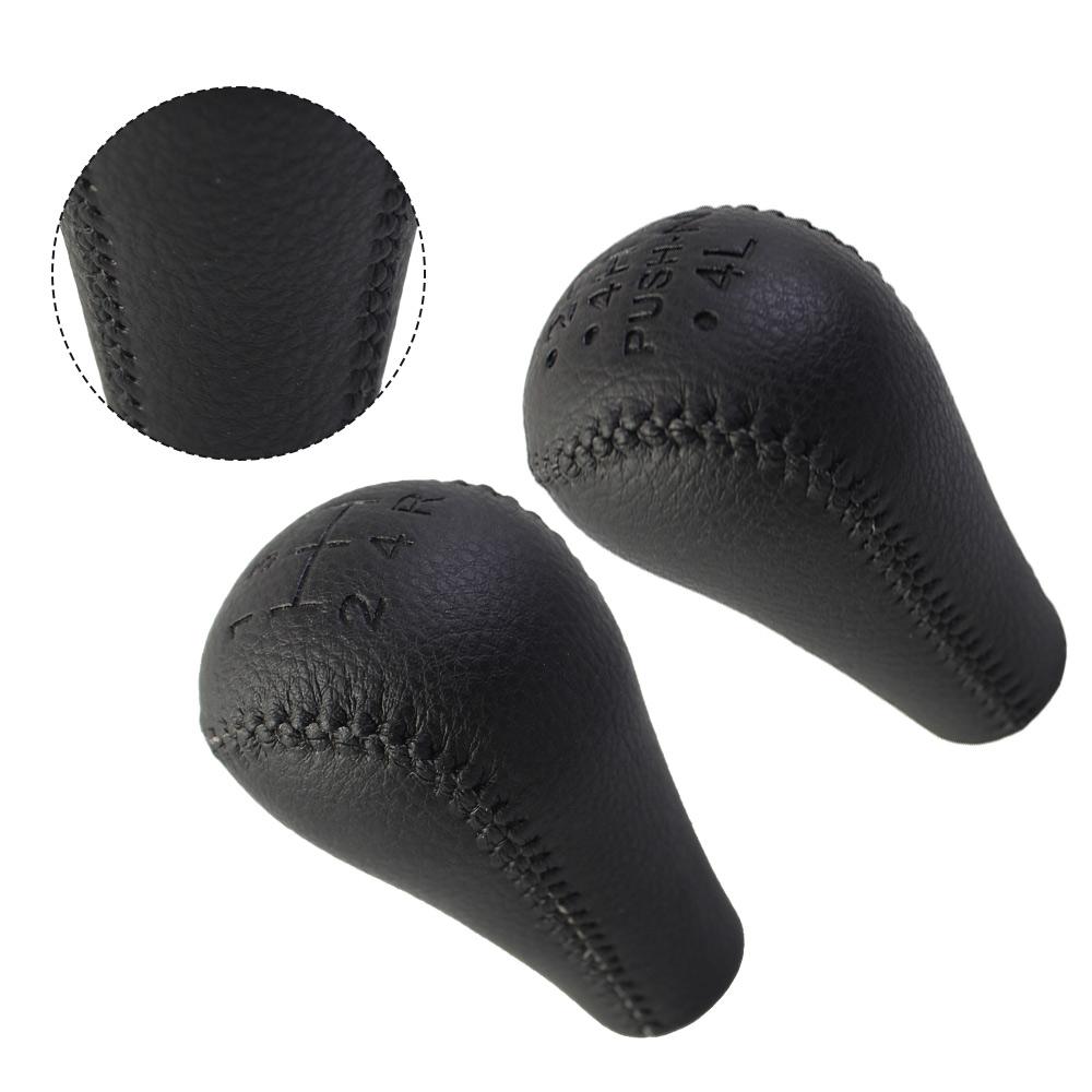 Plastic-Based Gear Shift Knob and Transfer Head Handball with Leather Texture for Nissan For Patrol For GU Y61 Y62