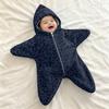 Infant Flannel Swaddle Blanket with Leopard and Polka Dot Print and, Sleep Sack Wrap, Cozy Travel Swaddle for Outdoor Use