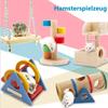 Natural Wooden Hamster Toy Hamster Swing Chew Toys For Chinchillas