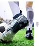 2024 Men's Fly-Knit High-Top Soccer Shoes with Breathable Sock Liner for Professional Turf Training