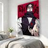 Jujutsu Kaisen Choso Tapisserie Personnage Anime Accroche Murale Impression Plate Décor Esthétique Sombre pour Chambre à Coucher Dortoir Cadeau pour JJK