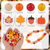 User Friendly Wooden Beads Set Thanksgiving Decoration Handmade Craft Easy Assembly Holiday Beads For Festival Projects