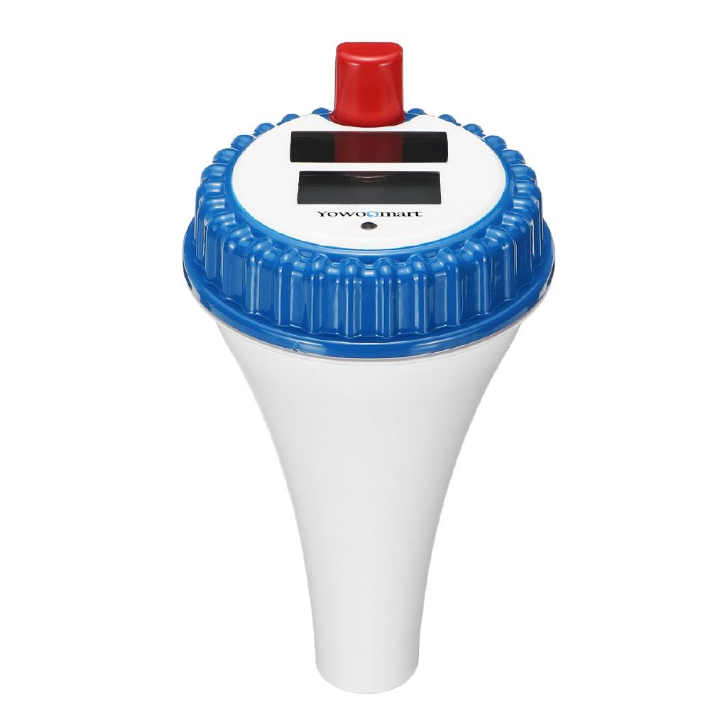 Waterproof Outside Sensor Wireless Swimming Pool Thermometer Water Temperature Detector Time Calendar LCD Display