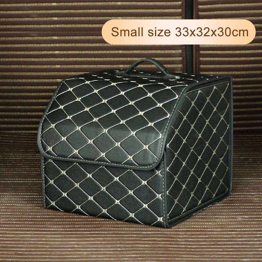 

Складной ящик для хранения багажника автомобиля, органайзер большой емкости в автомобиле, багажник из искусственной кожи, ящик для инструментов, сумка для хранения автоаксессуаров