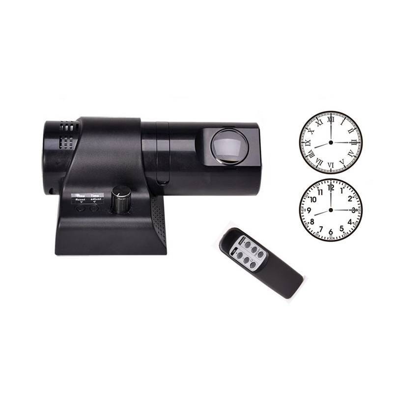 

LED Projection Clock Adjustable Wall Clocks Bedroom Modern Simple Silence Wall Watch Multifunctional Creative Decoration Watch US чёрный