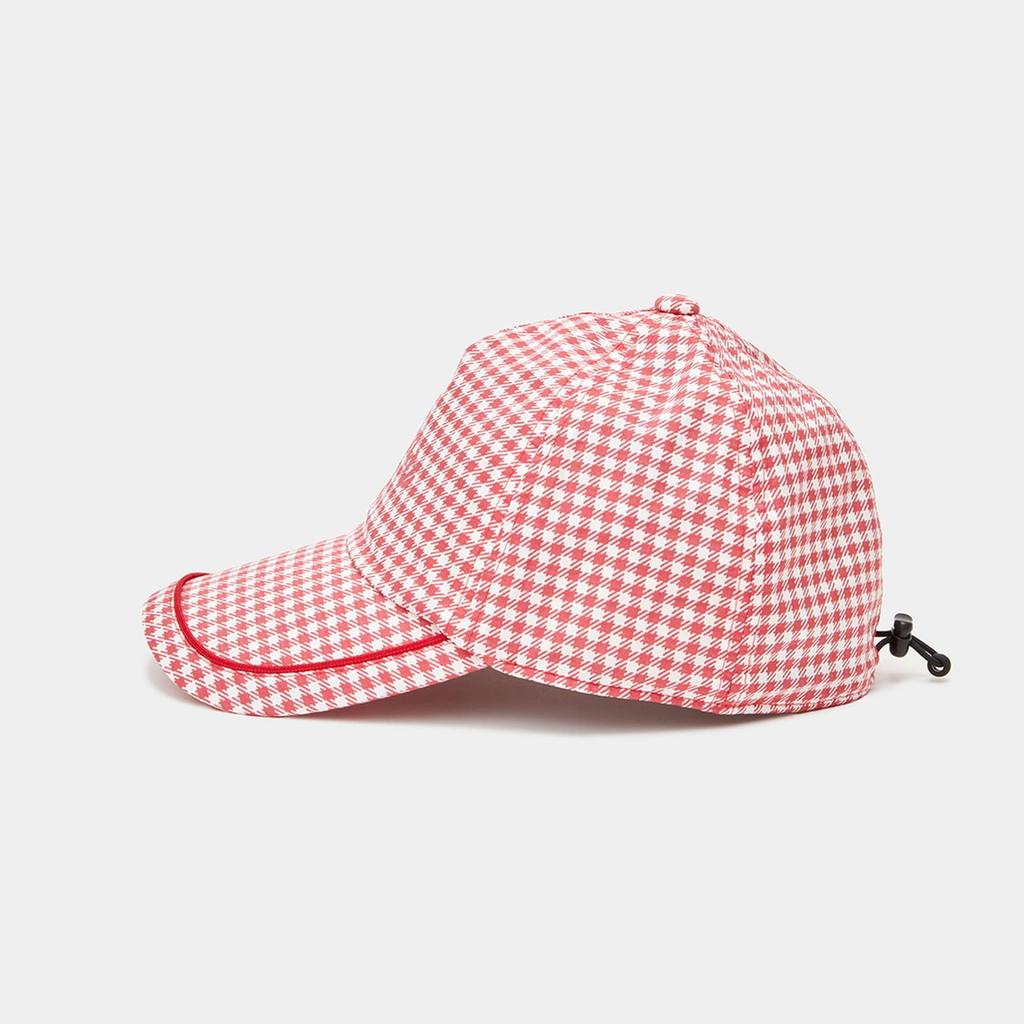 [Callaway] Women's Standard Item Rain Cap RAIN CAP GINGHAMGolf 23SS1100Red FR