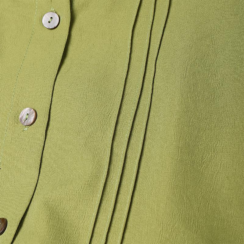 ZANZEA Women Round Neck Casual 3/4 Sleeve Loose Long Dress