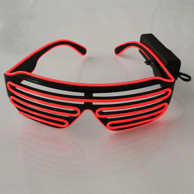 Online celebrity Bai Hui Jiang sells light-colored glasses,cold-colored glasses,the same model LED sunglasses,flashing dual-color single-color glasses