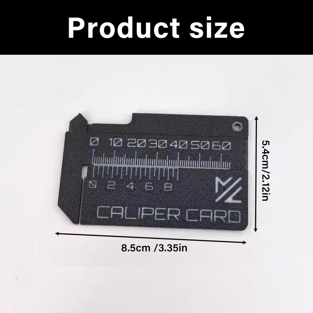 Precision Vernier Caliper For DIY Projects 0.1mm Accuracy Lightweight PLA Material Portable Measuring Tool For Crafts Woodworking Electronics