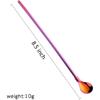 8 PCS Spoon Straws Drinking Spoon for Frozen Drink, Milkshake, Smoothies, Ice Cream Sundaes with 2 Cleaner