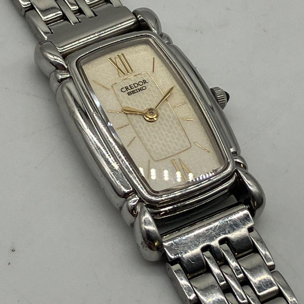 Used HDN247 [Bargain] SEIKO CREDOR Rectangular Watch
