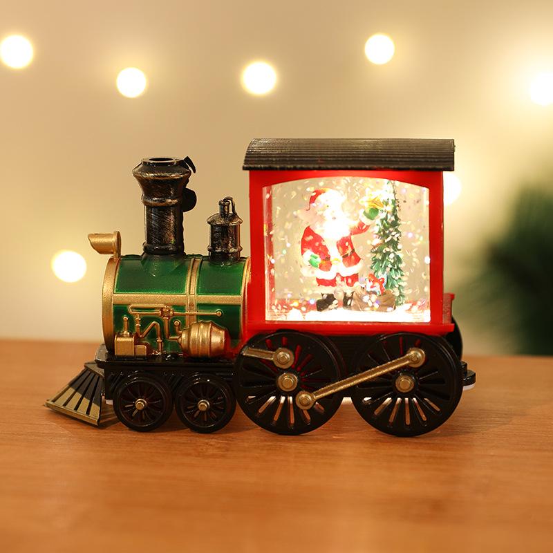 Christmas Party Gifts: Water-Filled Thomas Train Souvenirs