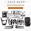 2019 RAV4 Interior Trim: Armrest, Air Outlet, A/C Switch, Steering Wheel, Headlight Adjustment, Gear Shift Frame