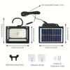 Solar Light Outdoor 190 LEDS Motion Sensor Lamp 3 Mode Clip On Flood Light Solar Security Light Waterproof for Patio Yard Garage