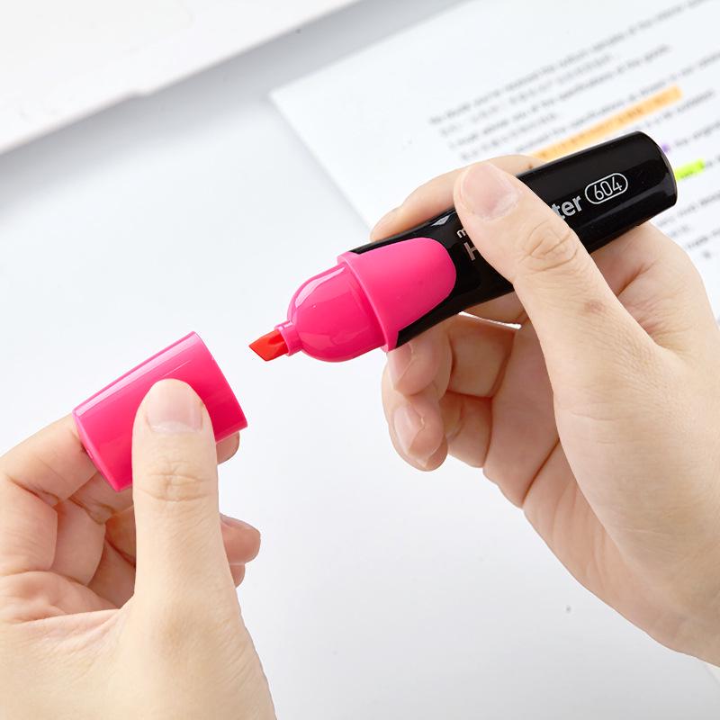 4/6pcs Mini Pretty Waist Color Highlighter Pen Set Adding Super Pastel Marker Liner School Supplies