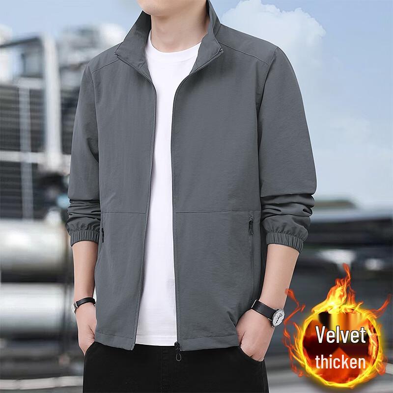 

COVER GAL Men s LH-8703 Fleece Lined Casual Jacket 3XL