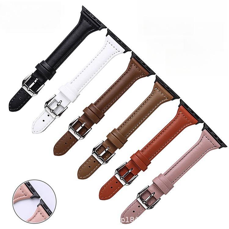 Applicable To Apple Ultras8 Cowhide Strap, Small Fragrant Wind Apple Watch Lychee Pattern, Small Waist 44Mm