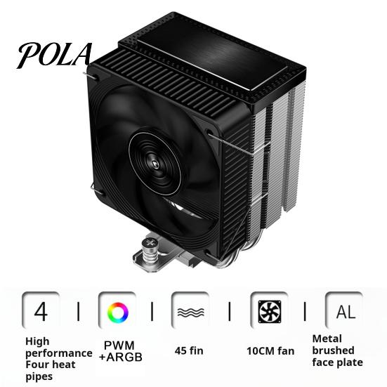 Easy Installation CPU Cooler Cooling Fan for LGA 1700/1200/115X AM4/AM5 5V ARGB 4Pin PWM Quiet Computer Large Air Flow Desktop Chassis Case