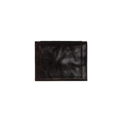 Mascolanza_Italian Vegetable Leather Band Wallet (Dark Brown)