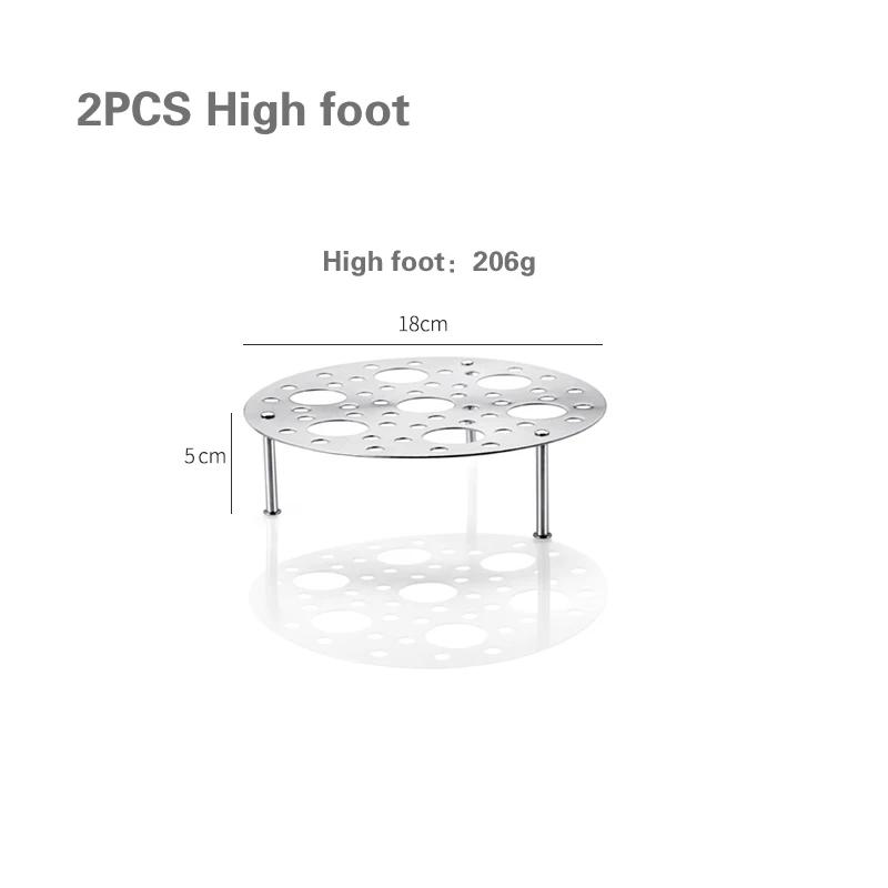 304 Stainless Steel Thickened Steam Rack Universal Steam Rack High Pressure Boiler Steam Grid Steaming Plate High Foot Steamer