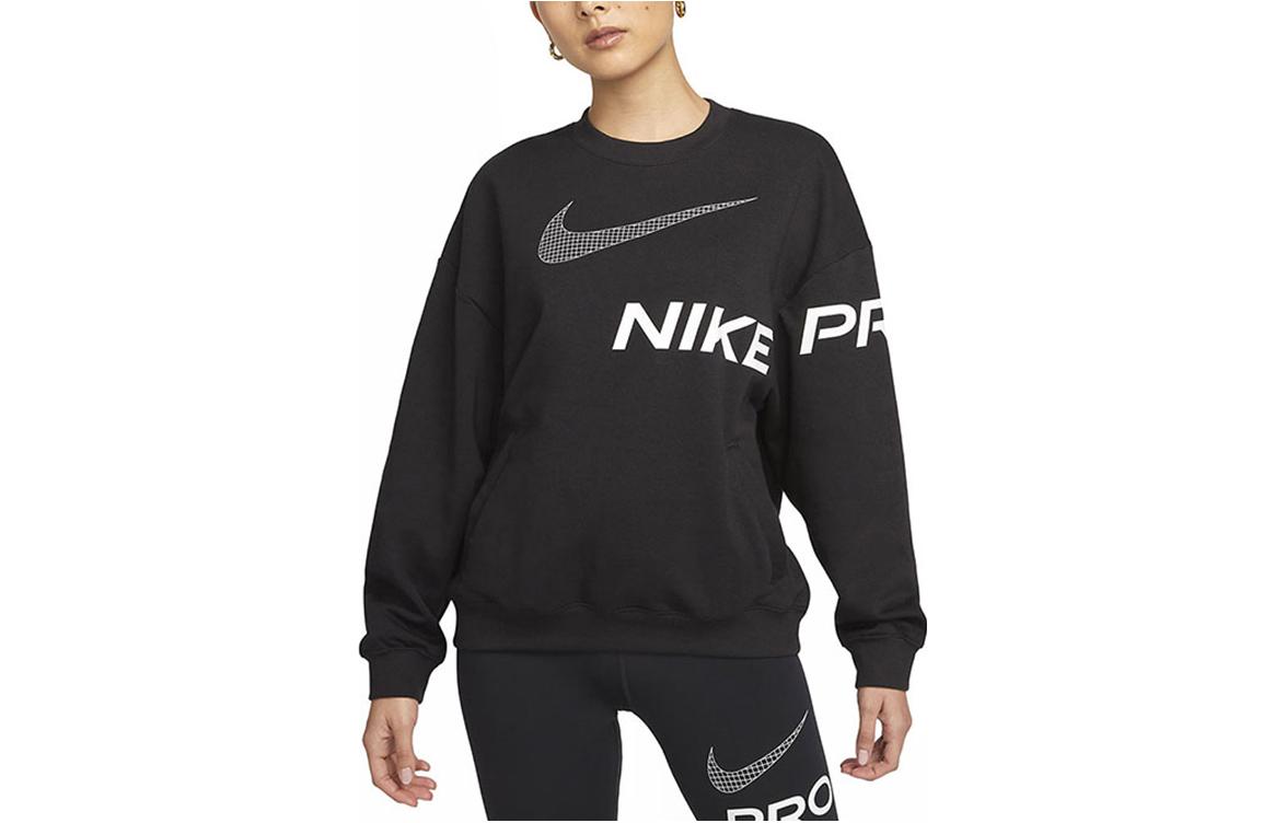 

Nike Sweatshirts Women s Black Crew Neck Moderate Regular DX0075-010 XL