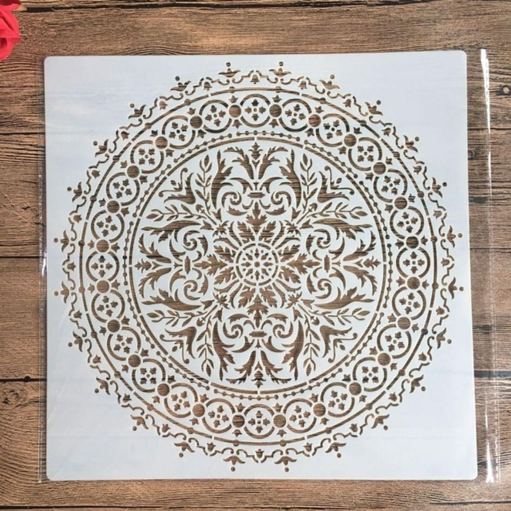 Painting DIY For Floor Drawing Board Embossed Paper Card Wallpaper Mould Wall Painting Template
