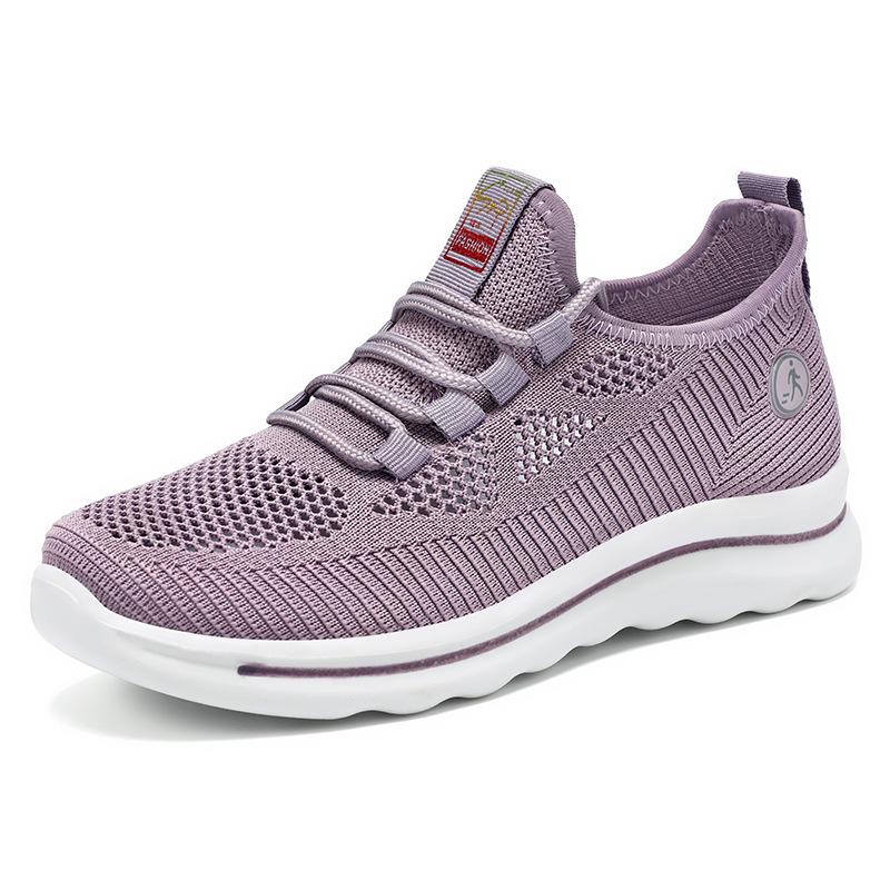 Shoes Men's 2025 New Trendy Shoes Soft-soled Running Shoes Flying Woven Air Cushion Men's Shoes Casual Sports Shoes Men's