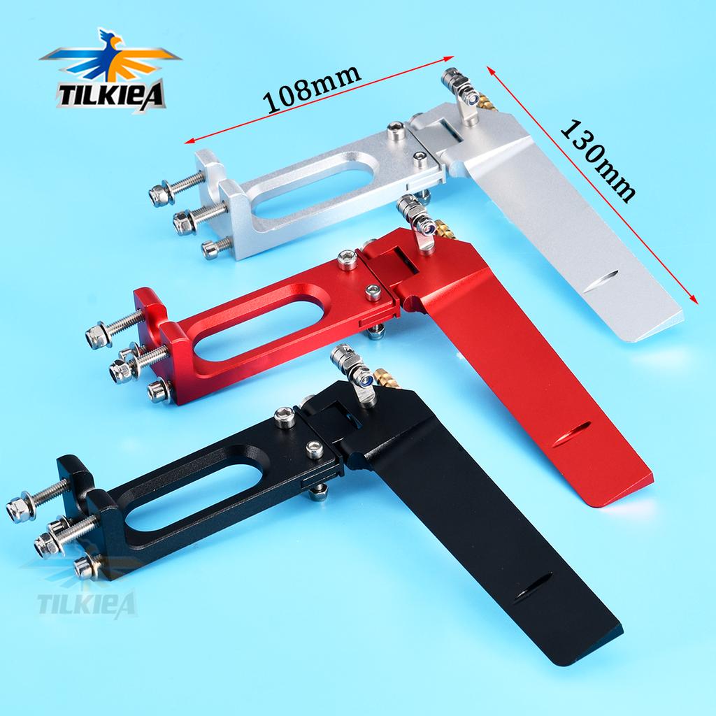 Aluminum 108x130mm Rudder with Water Pickup Suitable for Rc Boat Length 80-100cm Good Quality